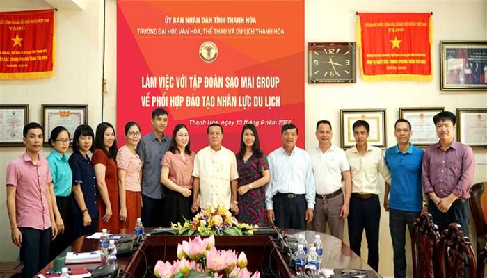 TRƯỜNG ĐẠI HỌC VĂN HÓA, THỂ THAO VÀ DU LỊCH THANH HÓA LÀM VIỆC VỚI TẬP ...