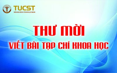 THƯ MỜI VIẾT BÀI TẠP CHÍ KHOA HỌC SỐ 25